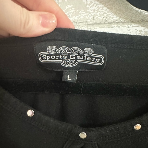 Women Biker Moto T-shirt Size Large Daytona Beach Rhinestone Studded Eagle 0035 - Picture 5 of 6